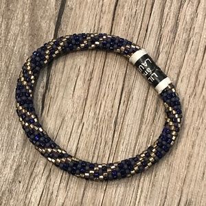 Multicolor Beaded Roll-On Bracelet | Stackable & Stretchy | Lightweight